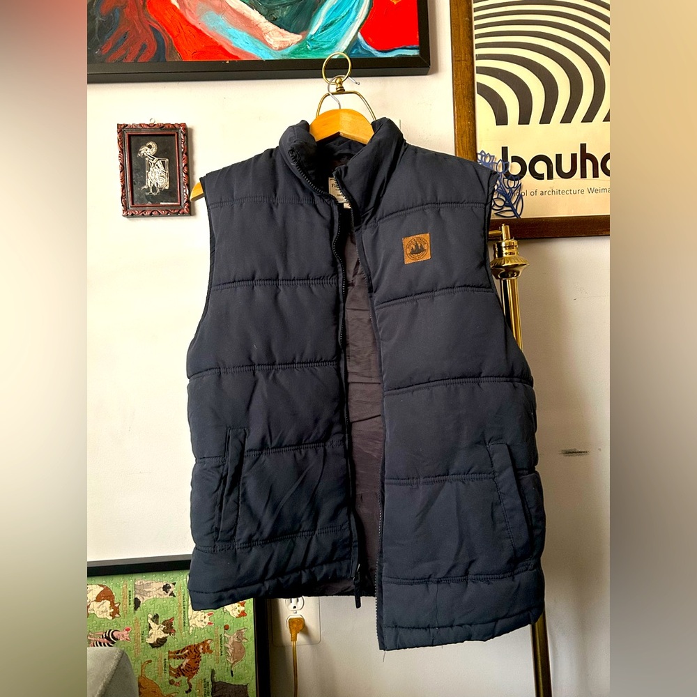 Men's Field & Stream Navy Blue Puffer Vest